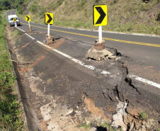Rodovia de Bituruna será bloqueada para obras devido a chuvas; serviços começam dia 16 