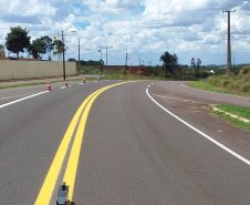PR-558 Campo Mourão e Araruna Rodovia entre Campo Mourão e Araruna recebe reforço de sinalização 