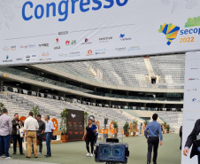 Encontro apoiado pela Celepar reuniu diversos gestores de tecnologia no Estádio Joaquim Américo Guimarães e premiou soluções de entidades estaduais de tecnologia