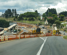 Guarapuava, 29 de novembro de 2022 - Obras de duplicação da BR 277. Foto: Roberto Dziura Jr./AEN
