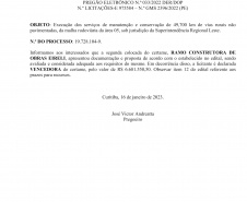 DERPR define vencedor de licitação para conservação de rodovias no Sul do Estado