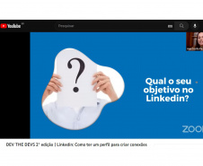 Programa de desenvolvedores para alunos da Rede Pública realizado pelo BRDE, transmite live sobre perfil no LinkedIn