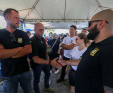 Segurança encerra atividades do Litoral Cidadão com última exposição em Paranaguá