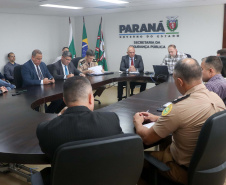 Secretário Hudson conclui agenda de encontros com representantes das forças de segurança