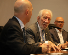 Vice-Governador Darci Piana em reunião com a Câmara de Comercio Brasil Canada.