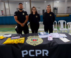 SESP-Forças de segurança pública realizam exposisão em Matinhos. Fotos:Ari Dias/AEN