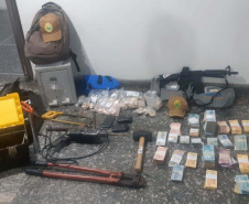 Polícia Militar prende suspeitos de assalto a agência bancária no Litoral