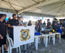 Segurança realiza última exposição do Litoral Cidadão em Paranaguá