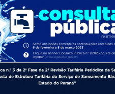 População poderá opinar sobre estrutura tarifária da Sanepar, em consulta pública da Agepar