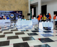 Exposição no Palácio Iguaçu comemora 50 anos da Defesa Civil do Paraná