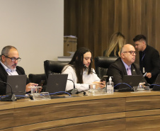 O secretário de Estado da Saúde, César Neves, e o diretor geral,  Nestor Werner Junior, realizam  nesta terça-feira (07), a prestação de contas da pasta em audiência na Assembleia Legislativa do Paraná. 