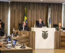 O secretário de Estado da Saúde, César Neves, e o diretor geral,  Nestor Werner Junior, realizam  nesta terça-feira (07), a prestação de contas da pasta em audiência na Assembleia Legislativa do Paraná. 