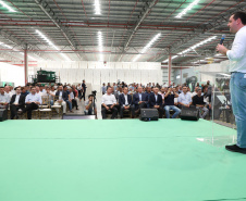Governador Carlos Massa Ratinho Junior na inauguração do Terminal Portuário da Klabin em Paranaguá