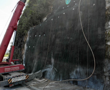 Análise indica reforços na contenção do km 41 da BR-277; obra termina dia 15 