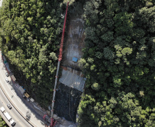 Análise indica reforços na contenção do km 41 da BR-277; obra termina dia 15 