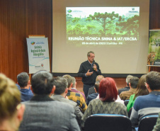 encontro com prefeitos, secretários e técnicos da Região Metropolitana de Curitiba.