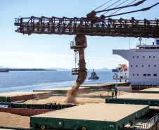 Abril começa com alta expectativa para embarque de granéis para exportação pelo Porto de Paranaguá