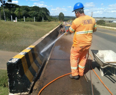 DER inicia reforma de viaduto na PRC-280, em Palmas 