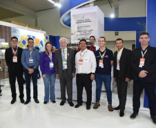 O vice-governador Darci Piana e o secretário da Agricultura, Norberto Ortigara, participaram da abertura da ExpoApras 2023.