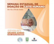 Na semana estadual de doação de leite humano, Secretaria da Saúde busca ampliar número de doadoras