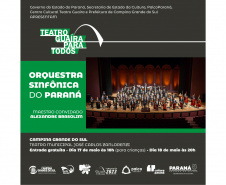 Campina Grande do Sul recebe Orquestra Sinfônica do Paraná nesta quinta (18)