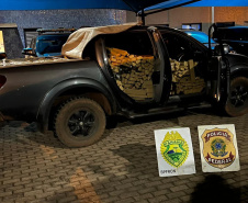 Polícia Militar e Polícia Federal apreendem mais de quatro toneladas de drogas em Marechal Cândido Rondon*