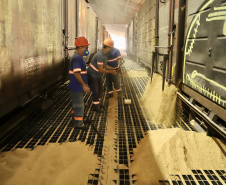  Aumenta o transporte de cargas pela ferrovia até o Porto de Paranaguá