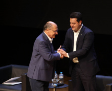Governador com o vice presidente na FIEP