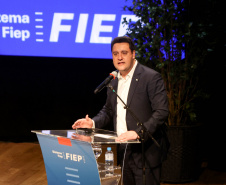 Governador com o vice presidente na FIEP