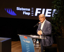 Governador com o vice presidente na FIEP