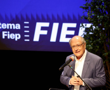 Governador com o vice presidente na FIEP