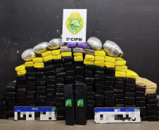 Polícia Militar apreende mais de 190 quilos de drogas em Cianorte