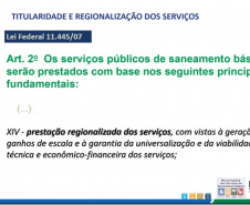 SANEAMENTO CIDADES