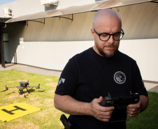 Policiais de Londrina são habilitados como pilotos de RPAS e recebem nova aeronave remotamente pilotada