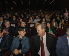 Curitiba, 23 de julho de 2023 - Abertura da 75ª Reunião Anual da SBPC - Sociedade Brasileira para o Progresso da Ciência, que aconteceu no Teatro Guaira, e contou com a presença da ministra de  Ciência, Tecnologia e Inovação, Luciana Santos.