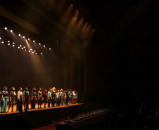 Curitiba, 23 de julho de 2023 - Abertura da 75ª Reunião Anual da SBPC - Sociedade Brasileira para o Progresso da Ciência, que aconteceu no Teatro Guaira, e contou com a presença da ministra de  Ciência, Tecnologia e Inovação, Luciana Santos.