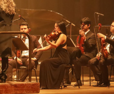 Curitiba, 23 de julho de 2023 - Abertura da 75ª Reunião Anual da SBPC - Sociedade Brasileira para o Progresso da Ciência, que aconteceu no Teatro Guaira, e contou com a presença da ministra de  Ciência, Tecnologia e Inovação, Luciana Santos.