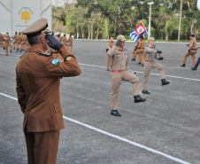 PMPR realiza passagem de comando da Academia Policial Militar do Guatupê