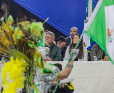 Guaratuba, 28 de agosto de 2023 - A primeira dama, Luciana Saito Massa, participou da abertura do Jogos da Integração da Idoso.