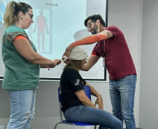 Polícia Penal capacita 35 agentes em curso de primeiros socorros no Complexo Penitenciário de Maringá
