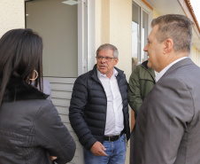 Lapa, 10 de agosto de 2023 - O governo do Paraná realiza na Lapa a entrega de 118 moradias populares, sendo 94 por meio do programa Casa Fácil.