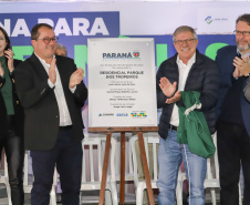 Lapa, 10 de agosto de 2023 - O governo do Paraná realiza na Lapa a entrega de 118 moradias populares, sendo 94 por meio do programa Casa Fácil.