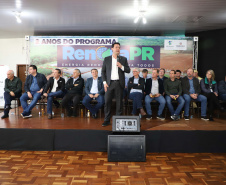  inauguração de mais um sistema para a produção de biogás e biometano, instalado na Granja Angst, em Toledo, no Oeste do Paraná. 