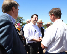  inauguração de mais um sistema para a produção de biogás e biometano, instalado na Granja Angst, em Toledo, no Oeste do Paraná. 