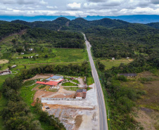 Antonina, 29 de agosto de 2023 - Rodovia PR 408, entre Morretes e Antonina.