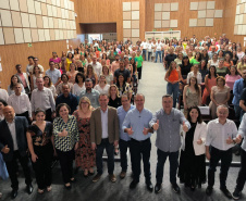 O secretário de Estado da Saúde, Beto Preto, participou, na manhã desta sexta-feira (22), do lançamento da caderneta da saúde em Maringá