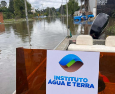 Apoio logístico e resgate de animais: IAT ajuda vítimas da enchente em União da Vitória