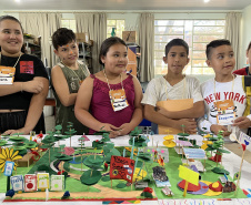Com ONU-Habitat e Paraná, crianças propõem praças para inclusão de imigrantes em Foz do Iguaçu