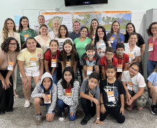 Com ONU-Habitat e Paraná, crianças propõem praças para inclusão de imigrantes em Foz do Iguaçu