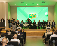 O governador Carlos Massa Ratinho Junior exaltou novamente a importância das cooperativas para a economia do Paraná durante a inauguração da nova sede administrativa do Sicredi em Palotina